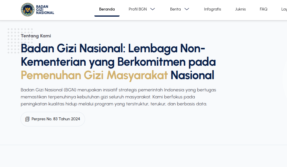 Resmi! BGN Luncurkan Portal Digital MBG, Orang Tua Kini Bisa Pantau Menu dan Sekolah Penerima